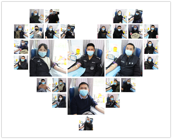 人民警察一心為民，捋袖捐血鐵血柔情——安康市公安局積極開展冬季獻(xiàn)血活動